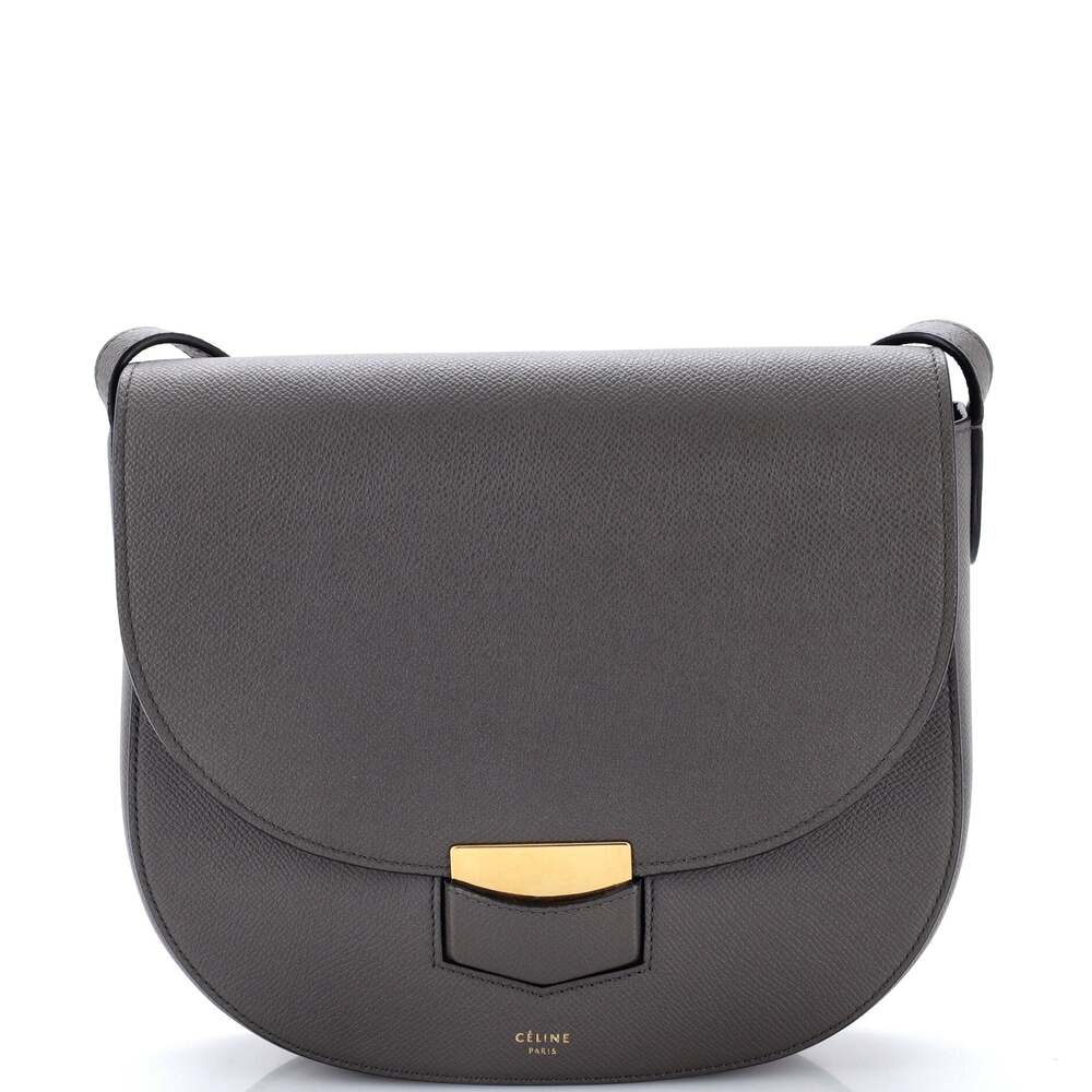 Celine Trotteur Crossbody Bag Grainy #291238C12B